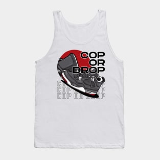 AJ 4 Retro Bred Shoes Art Tank Top